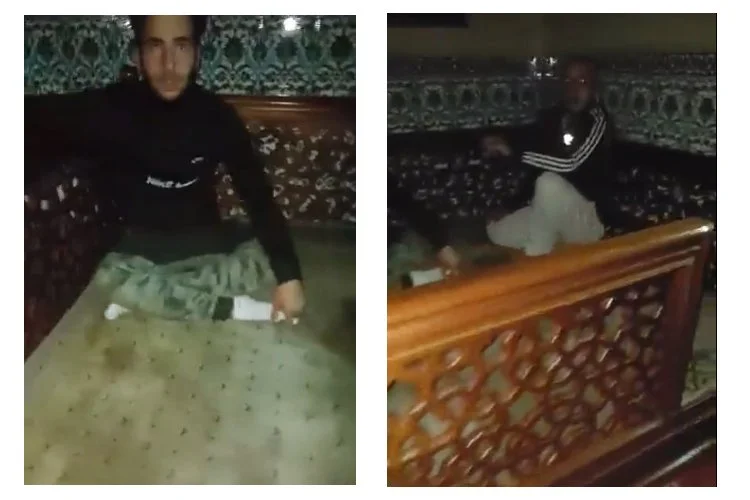 Yatsı namazını kılmaz üzere Beykoz Yuşa Hazretleri türbesine gelen gençler,