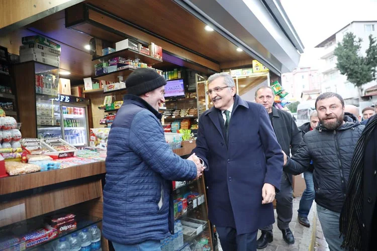 AK Parti Beykoz Belediye Başkan adayı Murat Aydın, Gümüşsuyu Mahallesi’nde