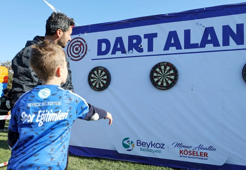 Beykoz Belediyesi'nin 7 farklı mahallede düzenlediği spor karnavalında 7 bin