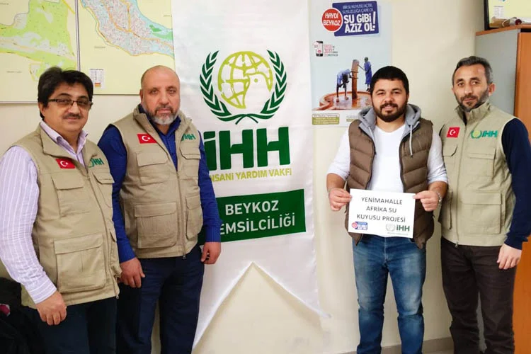 İHH İnsani Yardım Vakfı Beykoz Şubesi, ilçenin 45 mahallesinde su