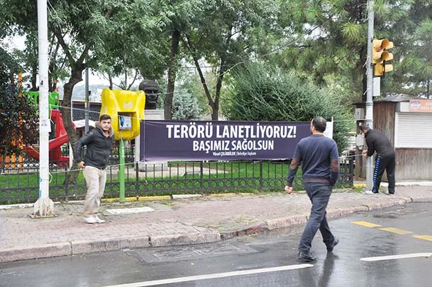 Son aylarda acısını çok fazla hissettiren terör saldırılarına, Beykoz'da da