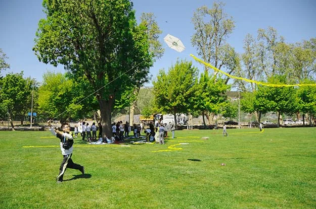 Beykoz’da kutlanan 40. Turizm Haftası kapsamında Tarihi Beykoz Çayırı uçurtma