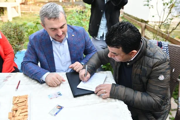 AK Parti Beykoz İlçe Başkanlığı kadroları, iktidara gelişlerinin 17. yıldönümünde