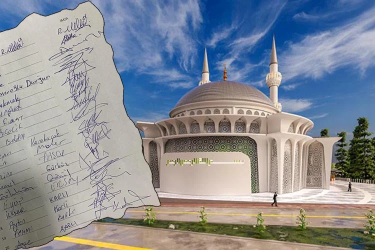 Deprem dayanıksız olduğu gerekçesiyle yıkılan Kavacık Hasan Yavuz Camii inşaatına