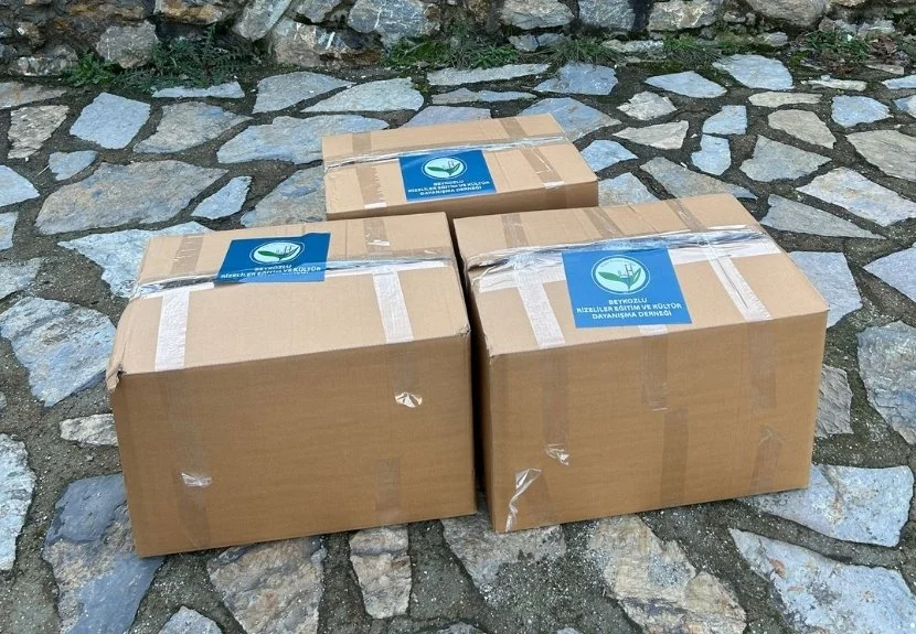 Gümüşsuyu Mahallesi'nde 19 Şubat akşamı çıkan yangında evlerini kaybeden 3