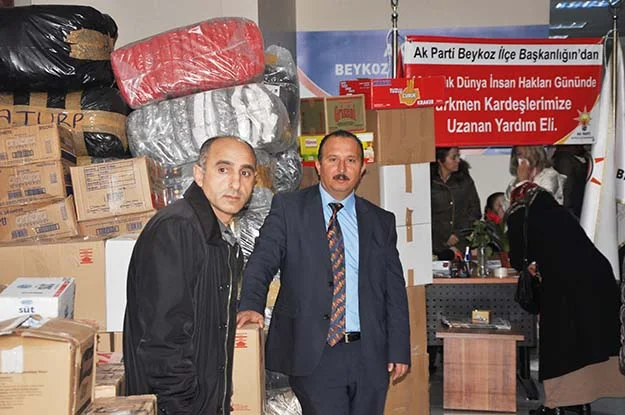 AK Parti Beykoz Kadın Kolları, Suriye'deki Türkmenlere bir tır dolusu