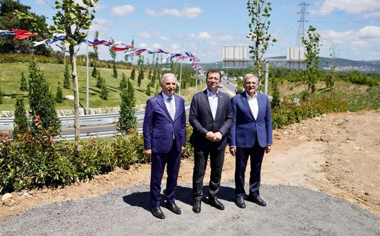 Beykoz'u TEM'den Küçüksu'ya bağlayan yolun açılışı yapıldı 2 yol beyk 4buMLYoNNK