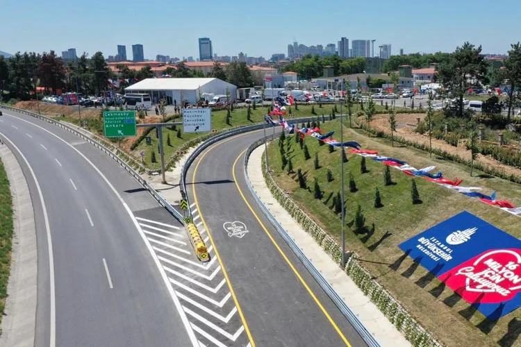 İBB tarafından yapımı tamamlanan Beykoz'u, Ümraniye TEM Otoyolundan Çamlık ve