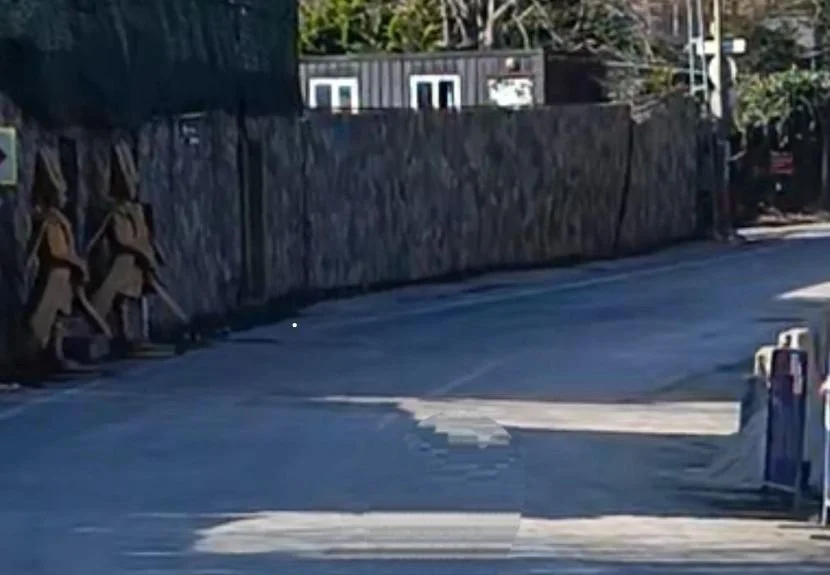 Toprak kayması sonucu trafiğe kapatılan Beykoz – Poyrazköy yolunda çalışmalar