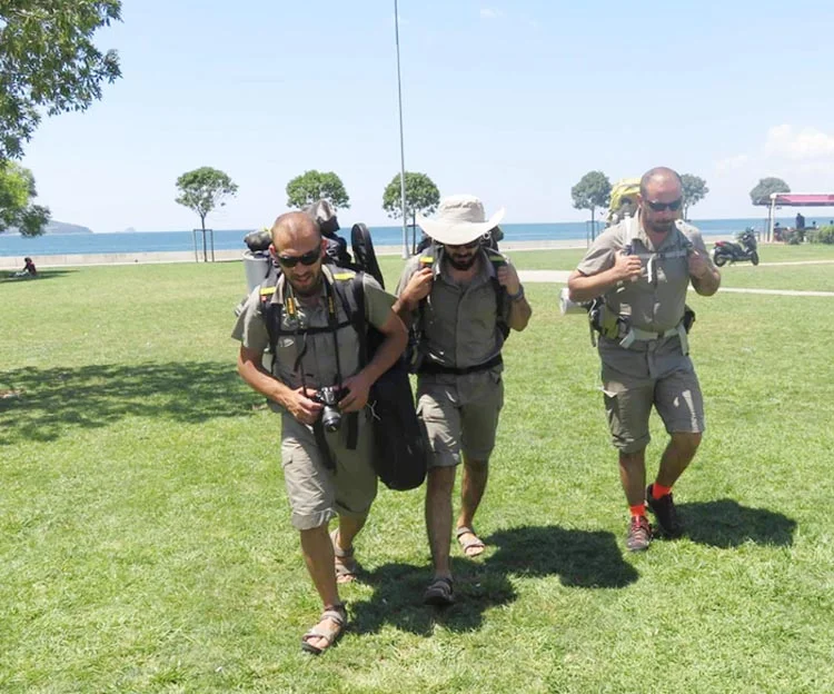 Beykoz Elmalı Köyü'nden Dünya barışı için yürüyüşe geçtikten sonra gözaltına