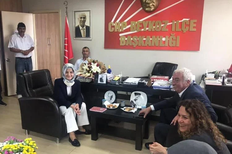 Beykoz Kaymakamı Esengül Korkmaz Çiçekli, kısa süre önce kendisine ziyaret