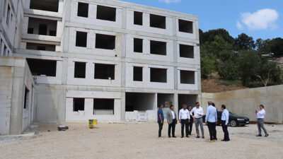 Beykoz’da 18 derslikli ilk ve ortaokul inşaatı sürüyor. Beykoz İshaklı