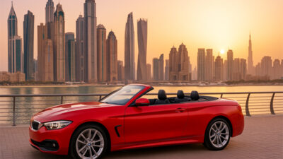 Dubai'nin güneşli yollarında kiralık convertible ile özgürlüğü keşfedin. Avantajlar, fiyatlar