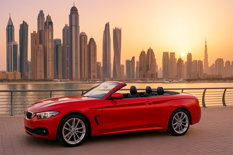Dubai'nin güneşli yollarında kiralık convertible ile özgürlüğü keşfedin. Avantajlar, fiyatlar