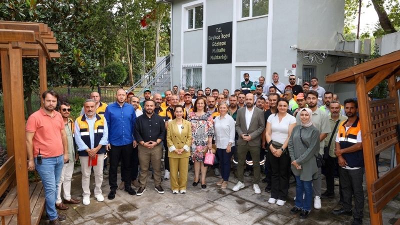 Beykoz Belediyesi Göztepe'de temizlik yaptı, vekil başkan da katıldı 1 te1