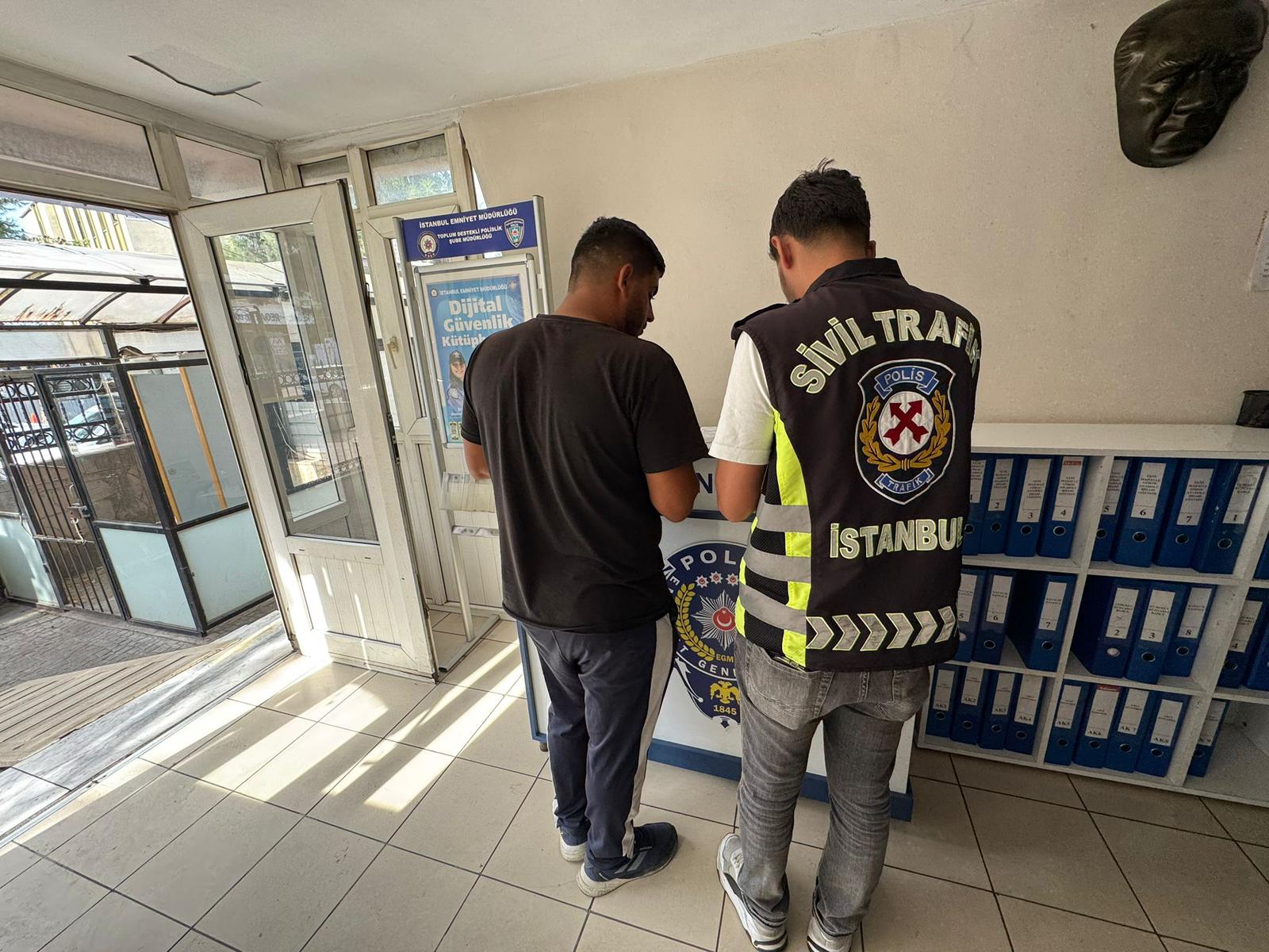 İstanbul Emniyet Müdürlüğü Trafik Denetleme Şube Müdürlüğü ekipleri, Beykoz Kavacık'ta