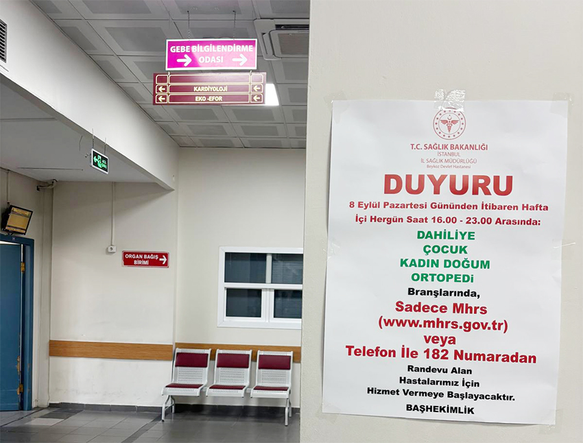 Beykoz Devlet Hastanesi’nde akşam poliklinikleri açılıyor 1 hastane 2
