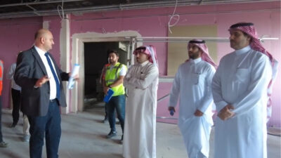 Suudi Kalkınma Fonu Heyeti'nin Beykoz'da yapımı devam eden Kemalettin Tuğcu