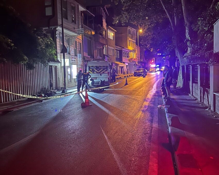 Beykoz’da 27 yaşındaki motosiklet sürücüsü Baturhan Yıldızturan’a çarpan alkollü minibüs