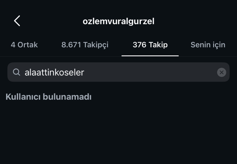 Özlem Vural Gürzel, Alaattin Köseler'i takipten çıktı 3 koseler1