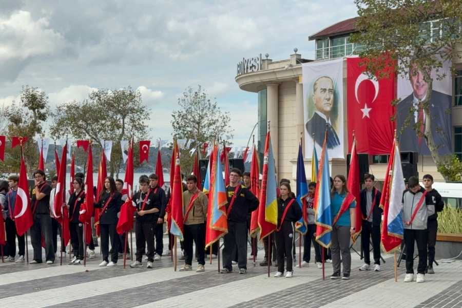 Cumhuriyet'in ilanının 102. yılı kutlamaları tüm yurtta olduğu gibi Beykoz'da
