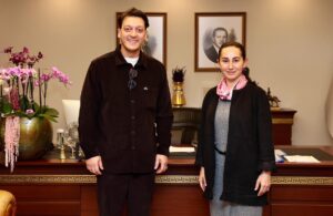 Ünlü futbolcu Mesut Özil Beykoz Belediye Başkan Vekili Özlem Vural