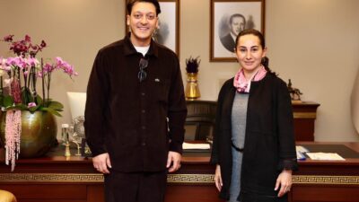 Ünlü futbolcu Mesut Özil Beykoz Belediye Başkan Vekili Özlem Vural