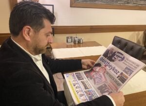 “Dost Kalemler Sofrasına” konuk olan Deva Partisi İlçe Başkanı Şenol