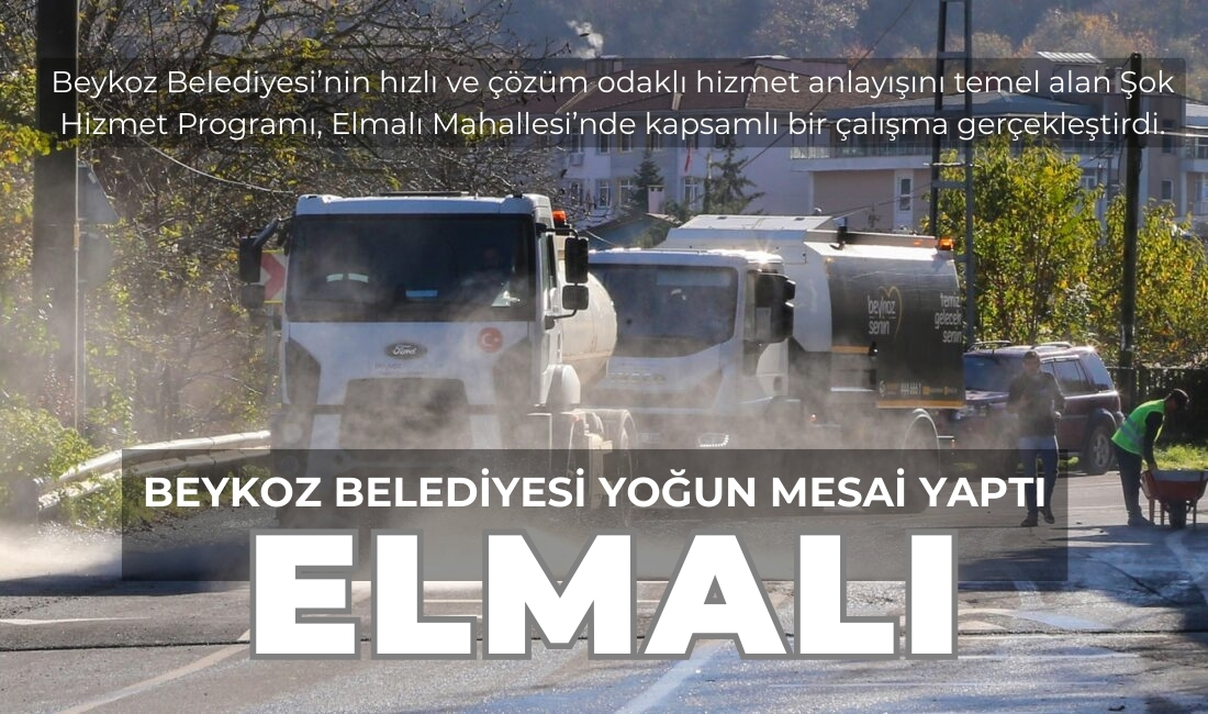 Beykoz Belediyesi’nin hızlı ve çözüm