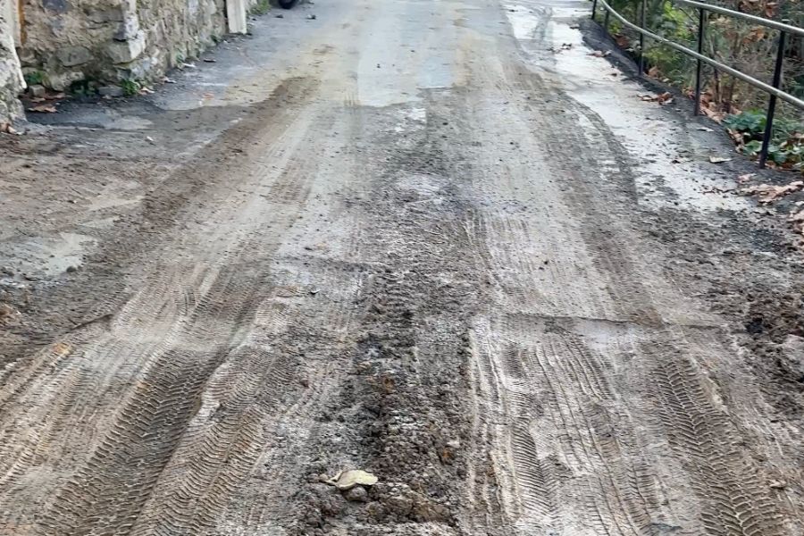 Beykoz Gümüşsuyu Mahallesi’nde İSKİ ekiplerinin yaptığı yer altı çalışması sonrası