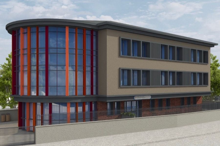 Beykoz Anadolukavağı’nda Düzgit ailesinin katkılarıyla yapımı süren ilkokulun inşaatı, İstanbul