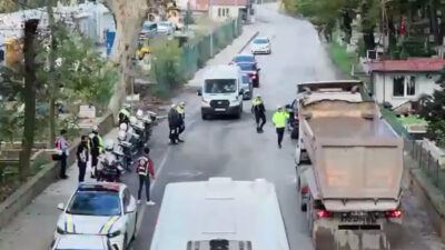 Beykoz’da bir günde yapılan denetimler sırasında, 25 trafik ihlaline 59