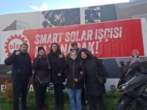Yaklaşık iki buçuk aydır grevde olan Smart Solar işçileri Beykoz