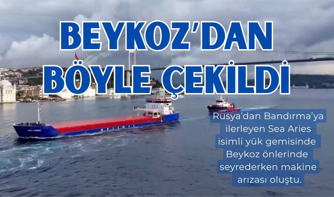 Rusya’dan Bandırma’ya ilerleyen Sea Aries
