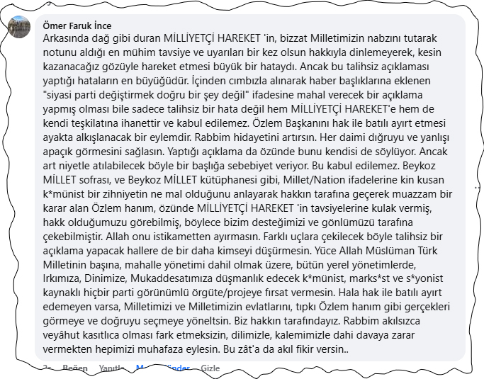 MHP’li isimlerden yorumlar peş peşe geldi 4 omer faruk 1