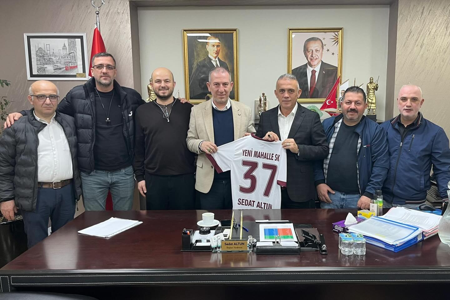 Beykoz İlçesi Amatör Spor Kulüplerinden Beykoz Yenimahallespor'dan İlçe Belediyesine ziyaret