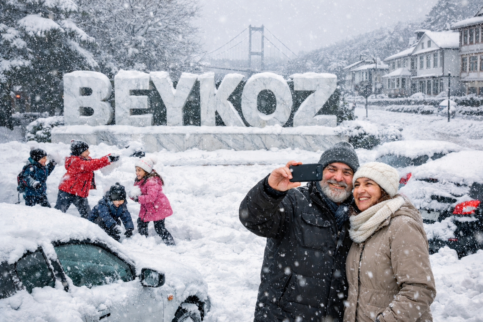 AKOM’dan yapılan uyarıda Beykoz ve çevre ilçelerde bu akşamdan itibaren