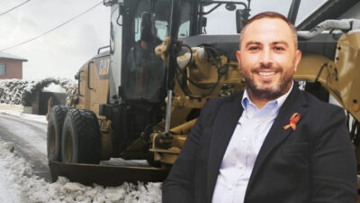 Beykoz’da iki gün süre ile etkili olan kar yağışı sırasında