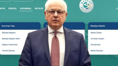 Beykoz Belediyesi internet sitesinden adı kaldırılan Belediye Başkanı Köseler’in ismi