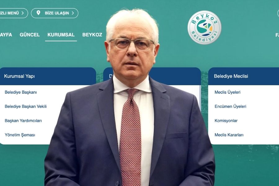 Beykoz Belediyesi internet sitesinden adı kaldırılan Belediye Başkanı Köseler’in ismi