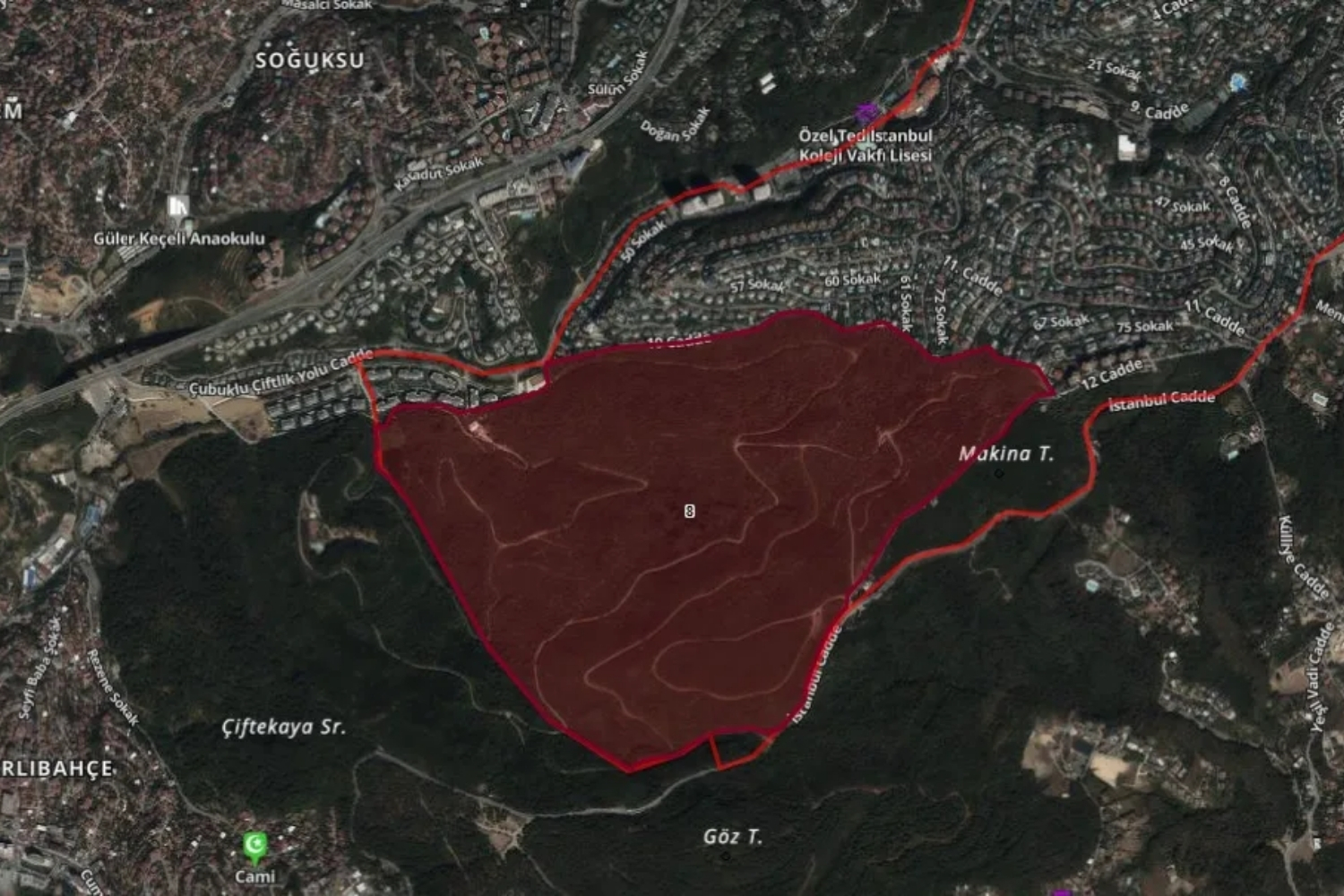 Son günlerde arazi konuları ile gündeme gelen Beykoz’da bir kapı