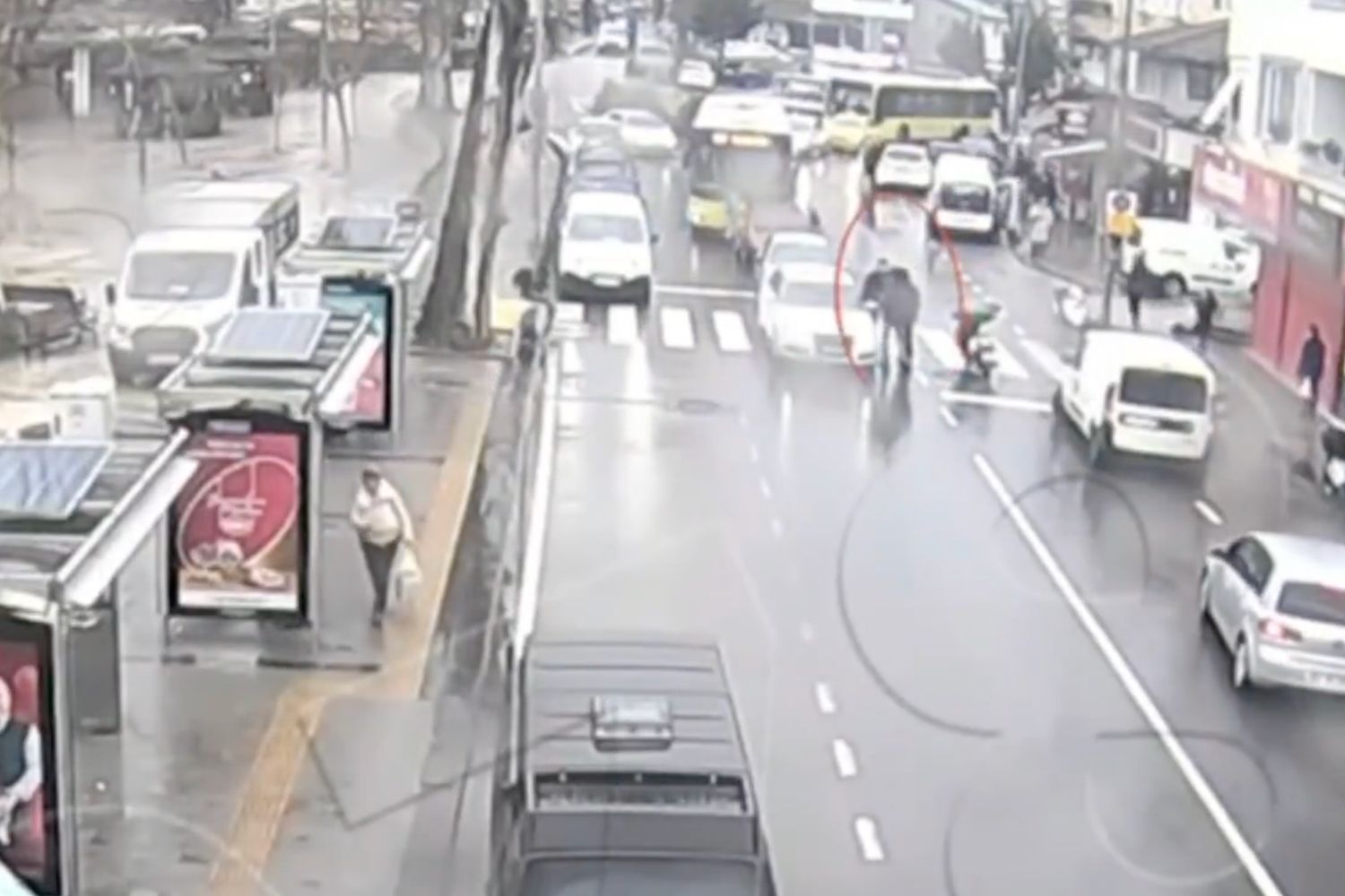 Beykoz’da trafikte terör estiren şahıslar, Kent Güvenliği Yönetim Sistemi (KGYS)