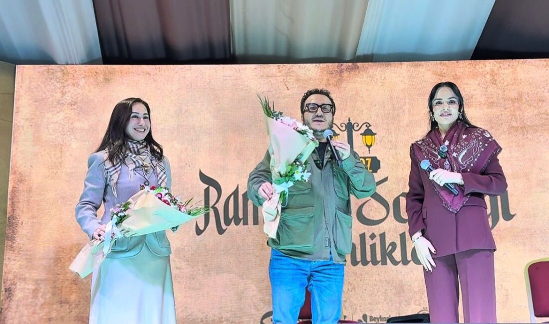 Moderatörlüğünü Gazeteci Buket Ay’ın yaptığı ramazan sokağı etkinliklerine bu kez