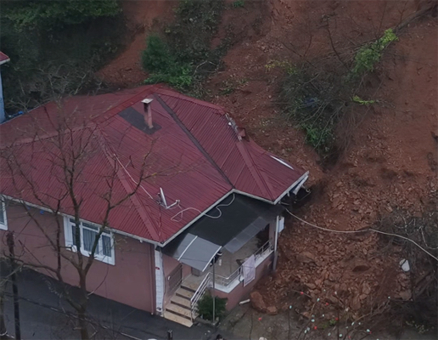 Son günlerde Beykoz’u etkisi altına alan sağanak yağış Tokatköy Mahallesinde