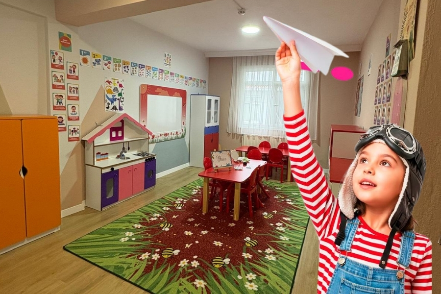 Hamidiye Gülbahçe Anaokulu sınıflar ve eğitim faaliyetleri.