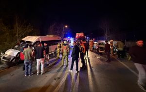 Beykoz Akbaba Güzergâhı Türk Alman Üniversitesine doğru giden yolda servis