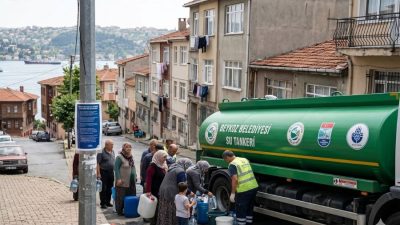 Beykoz yaşanan ve 36 saati aşan su kesintisi, bölge halkını