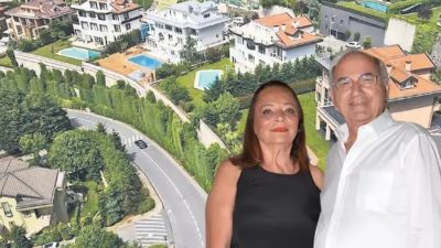 Beykoz’daki lüks villalarını satmak isteyen cemiyet hayatının ünlü isimlerinden Mesut-Gilman