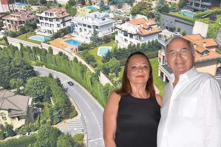 Beykoz’daki lüks villalarını satmak isteyen cemiyet hayatının ünlü isimlerinden Mesut-Gilman