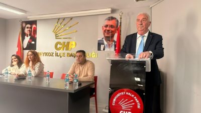 CHP Beykoz İlçe Başkanı Aydın Düzgün, düzenlediği basın toplantısında Beykoz'un